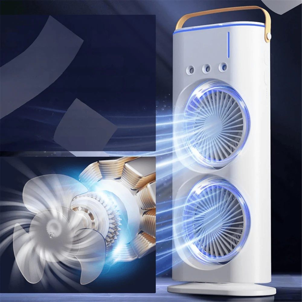 High-Wind Rechargeable Cooler | Mobile Summer Breeze Anywhere