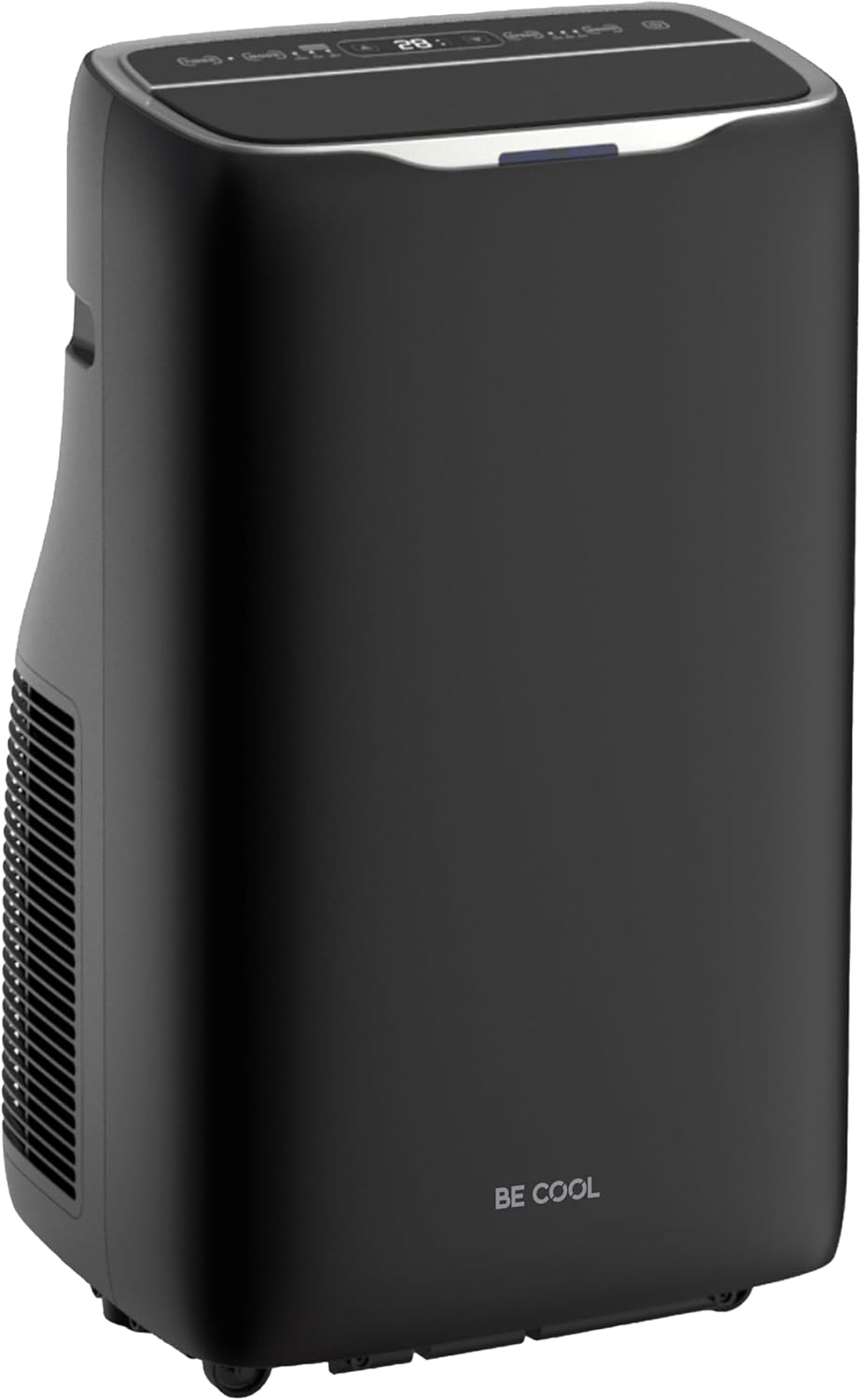 BE COOL 4in1 Klimagerät 14.000 BTU BC14KL2402FW – Kühlen: 14.000 BTU, Heizfunktion, bis max. 125 m³, WiFi-Steuerung, Fernbedienung, schwarz