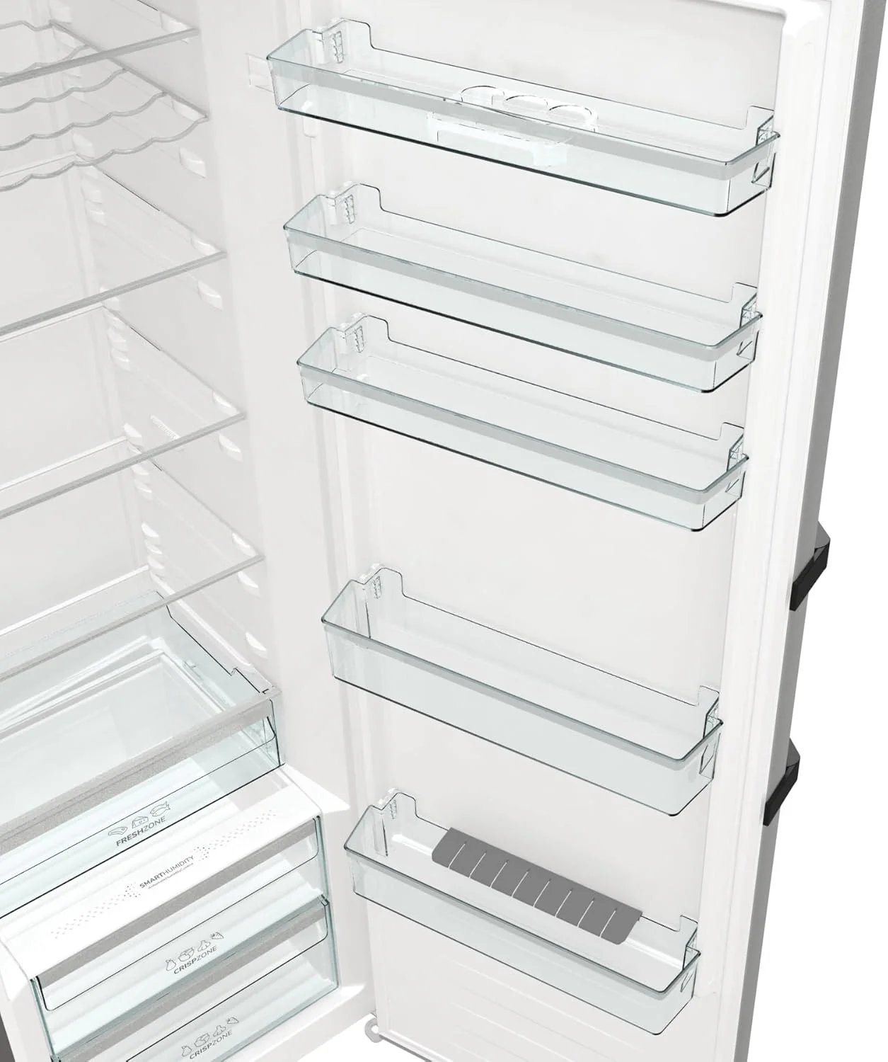 Gorenje R 619 DAXL6 Koelkast/AdaptTech/FreshZone/Snelkoelfunctie/Ventilatiekoelsysteem/LED Display/398l/185cm/EEK D/Roestvrij staal