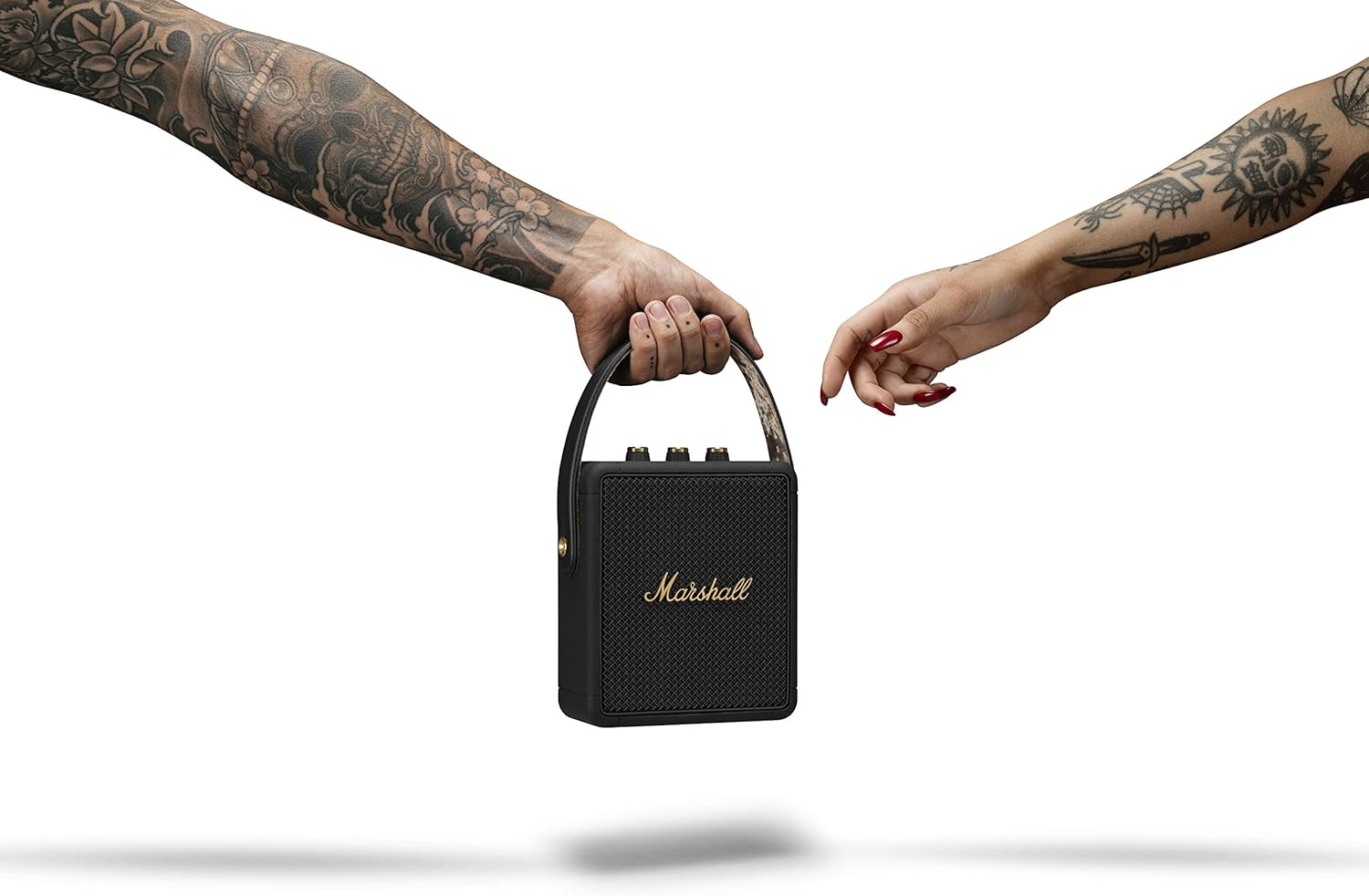 Marshall Stockwell II Portable Bluetooth Speaker - Black&Brass