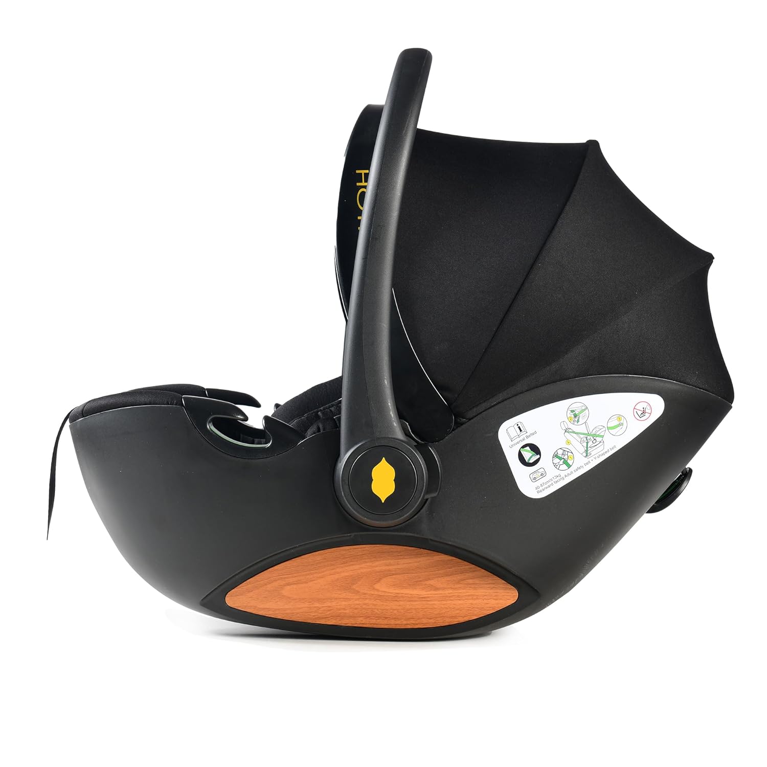 Hot Mom Kinderwagen set mit 360° Drehfunktion, Kombikinderwagen 3-in-1. Ausgestattet mit PU-Reifen und Kunstledersitz und viele weitere Zubehören, Dunkelgrau