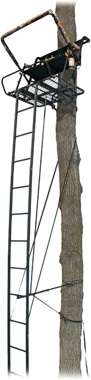 MUDDY Nexus XTL Ladder Tree Stand, 20ft, 500lb Capacity, 2-Person