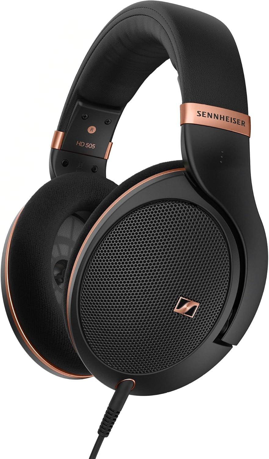 Sennheiser HD 505 – Over-Ear Kopfhörer mit Kabel, Headphones mit transparentem Klang & präzisem Bass, mehr Komfort, Studio-Kopfhörer für Musik, Gaming, Audiophile, Studenten, Reisen, Copper-Edition