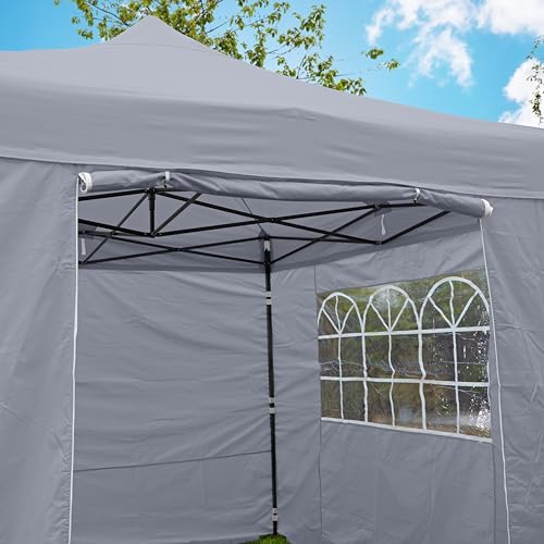 All Seasons Gazebos Gazebo pop up 3x3m completamente impermeabile con 4 pareti laterali   Grigio metallizzato : Amazon.it: Giardino e giardinaggio