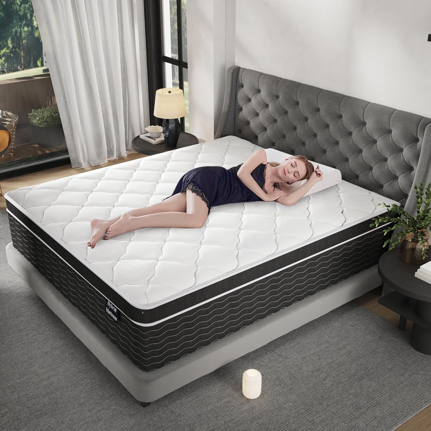 Full Size Mattress. 10 inch Full Bed Mattress in a Box. Medium Plush Hybrid Mattresses with Gel Memory Foam and Pocket Springs. Pressure Relief & Upgraded Support. Cooling and Breathable