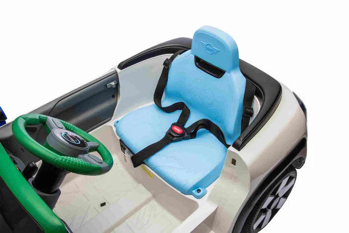 Mini Cooper Aceman 12v Kids Electric Ride on Car With Remote - White