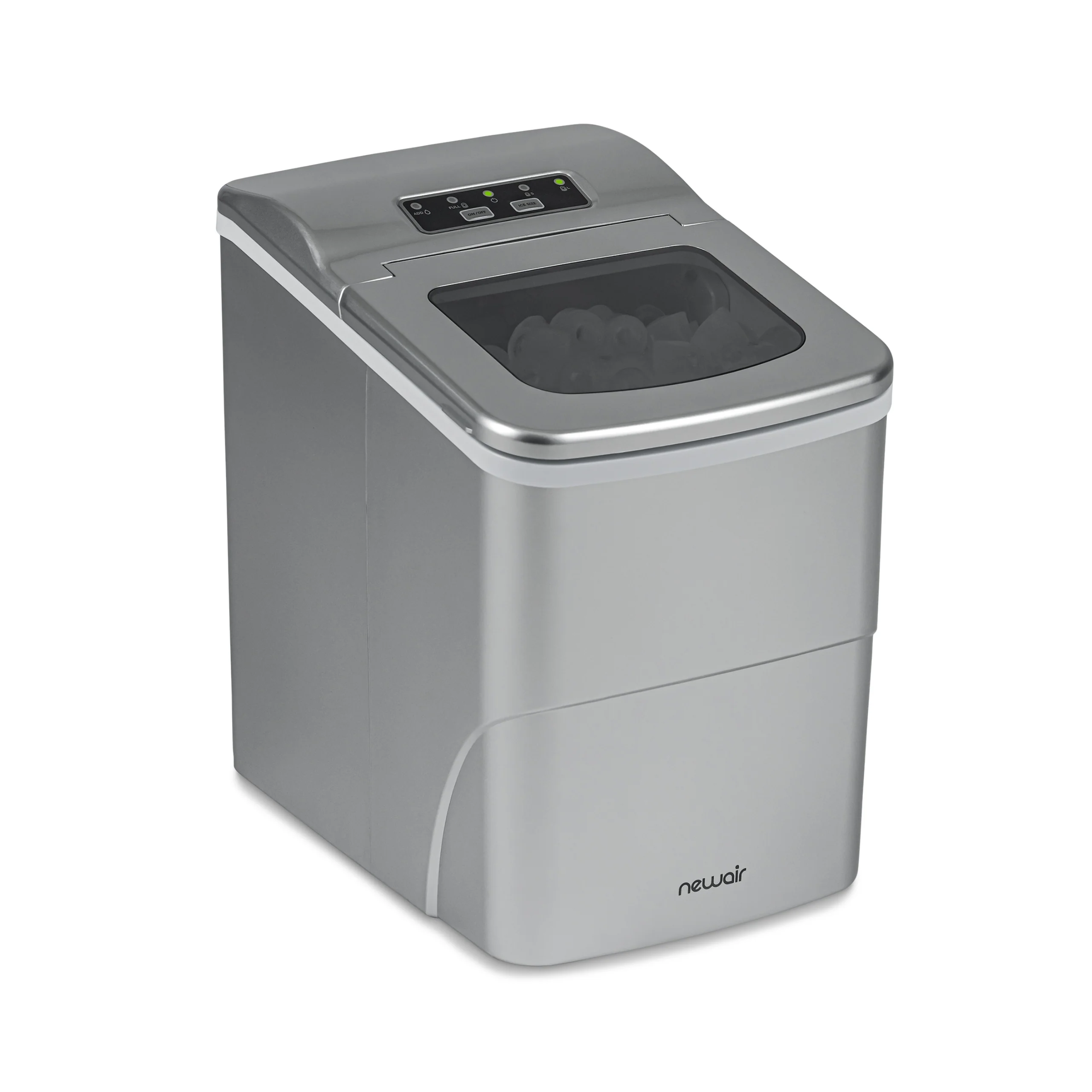 2025 Newair? IJsblokjesmachine voor het aanrecht. Bullet Ice, 26 lbs/dag �C Mat Zwart
