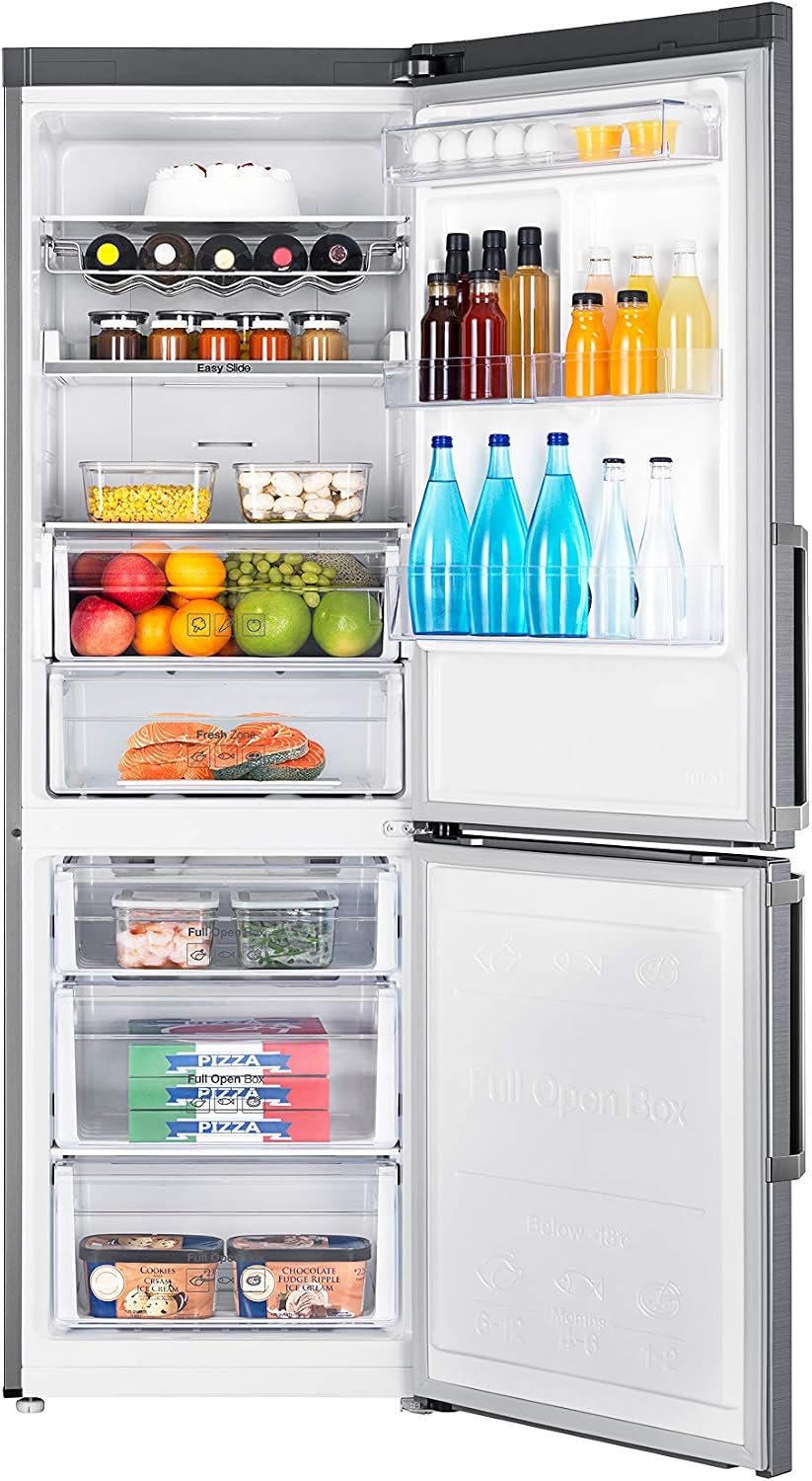 Samsung Household Appliances RB33J3515S9 / EF Réfrigérateur combiné intelligent, 328 L, acier inoxydable
