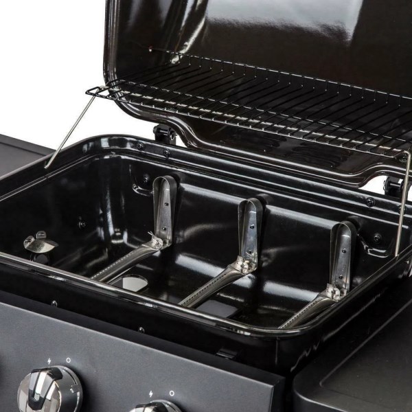Dyna-Glo 3-Burner Open Cart Propane Gas Grill in Black