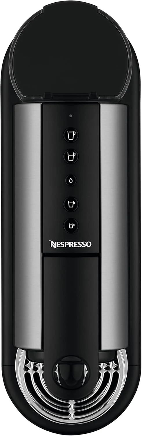 Nespresso De'Longhi EN267.BAE Citiz koffiezetapparaat met melkopschuimer, energiebesparende functie, 1710W, 1 liter, 37.2 x 21.8 x 27.7 cm, zwart
