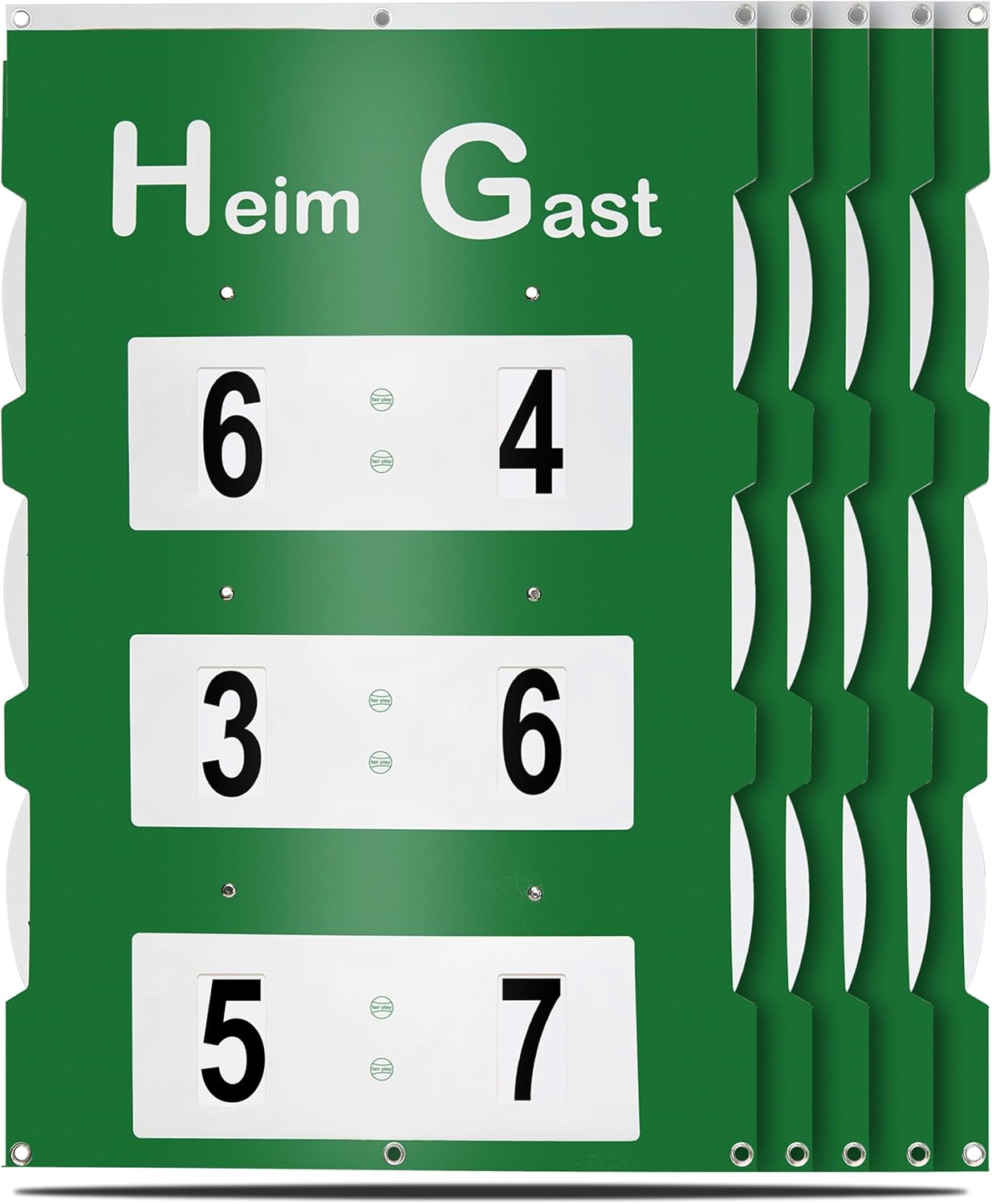 achilles Tennis Spielstand Anzeigetafel, Spielstandanzeige, professionelle Tennistafel, Indoor-Outdoor, 60x90cm