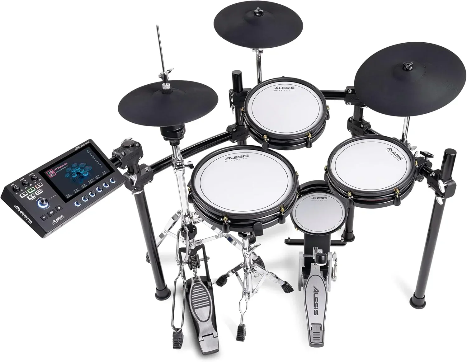 Alison Strata Prime Electronic Drum Set with Touch Screen Dual Area Grid Head