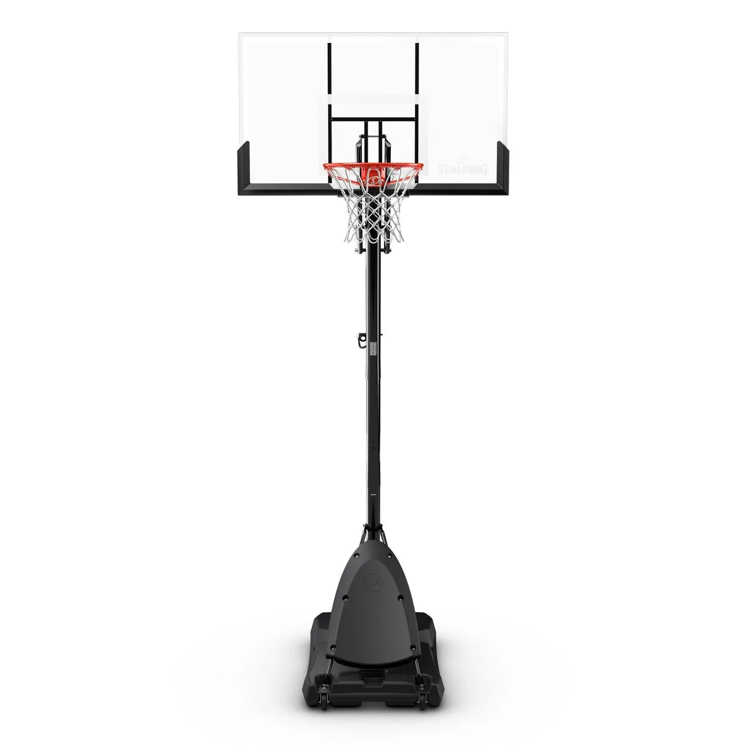 Spalding 54 In. Shatter-proof Polycarbonate Exacta heightA Portable Basketball Hoop System