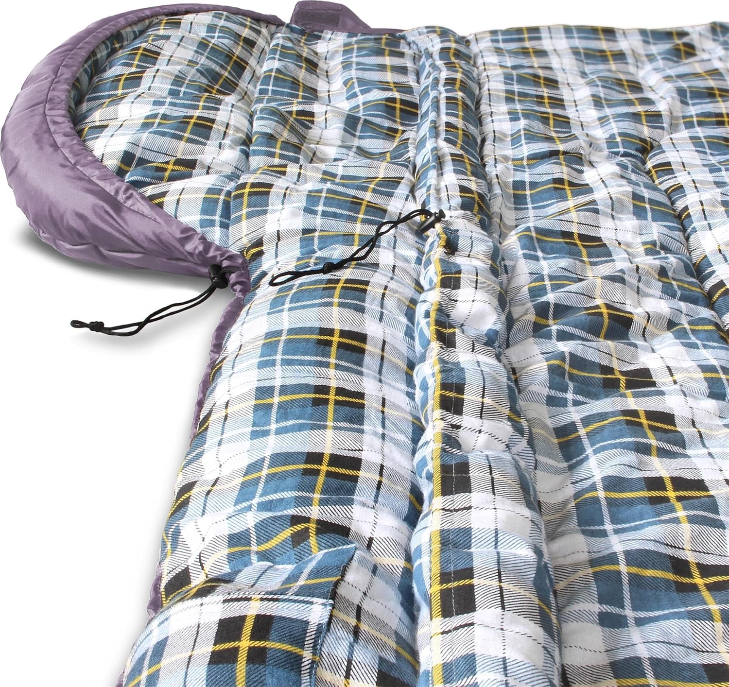 normani 4-in-1-Funktion Extrem Outdoor Schlafsack 'Antarctica' aus Nylon Rip-Stop mit 500 + 250 g/m² Hollow Fiber Füllung 220 x 90 cm