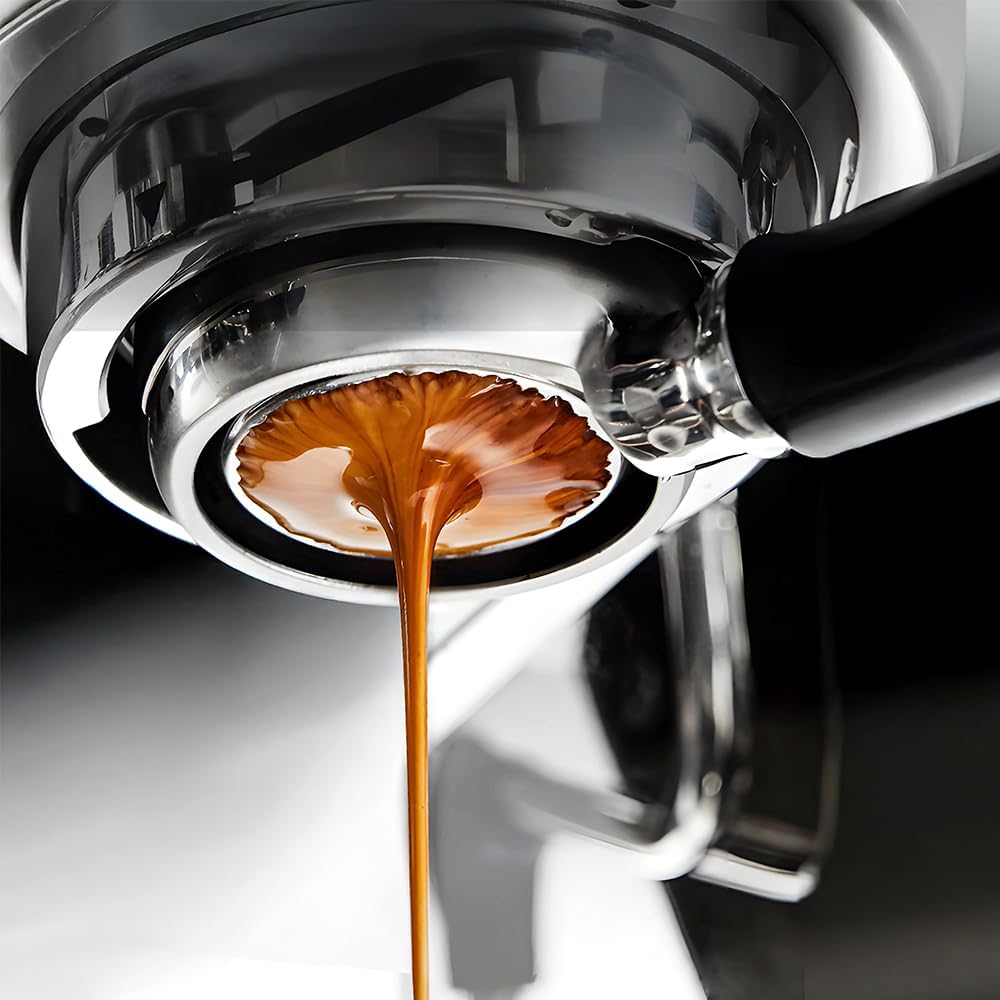 Cecotec Espresso-Kaffeemaschine Barista Baristeo Intima, professionelle Barista-Espressomaschine, Vorbrüh-System, 15 Bar Pumpe, einfaches Befüllen, 1,7L Wassertank und Tassenwärmer