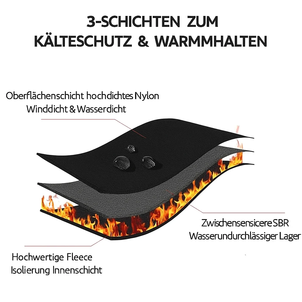 Beheizbare Winterhandschuhe – Wasserdicht & Touchscreen-kompatibel