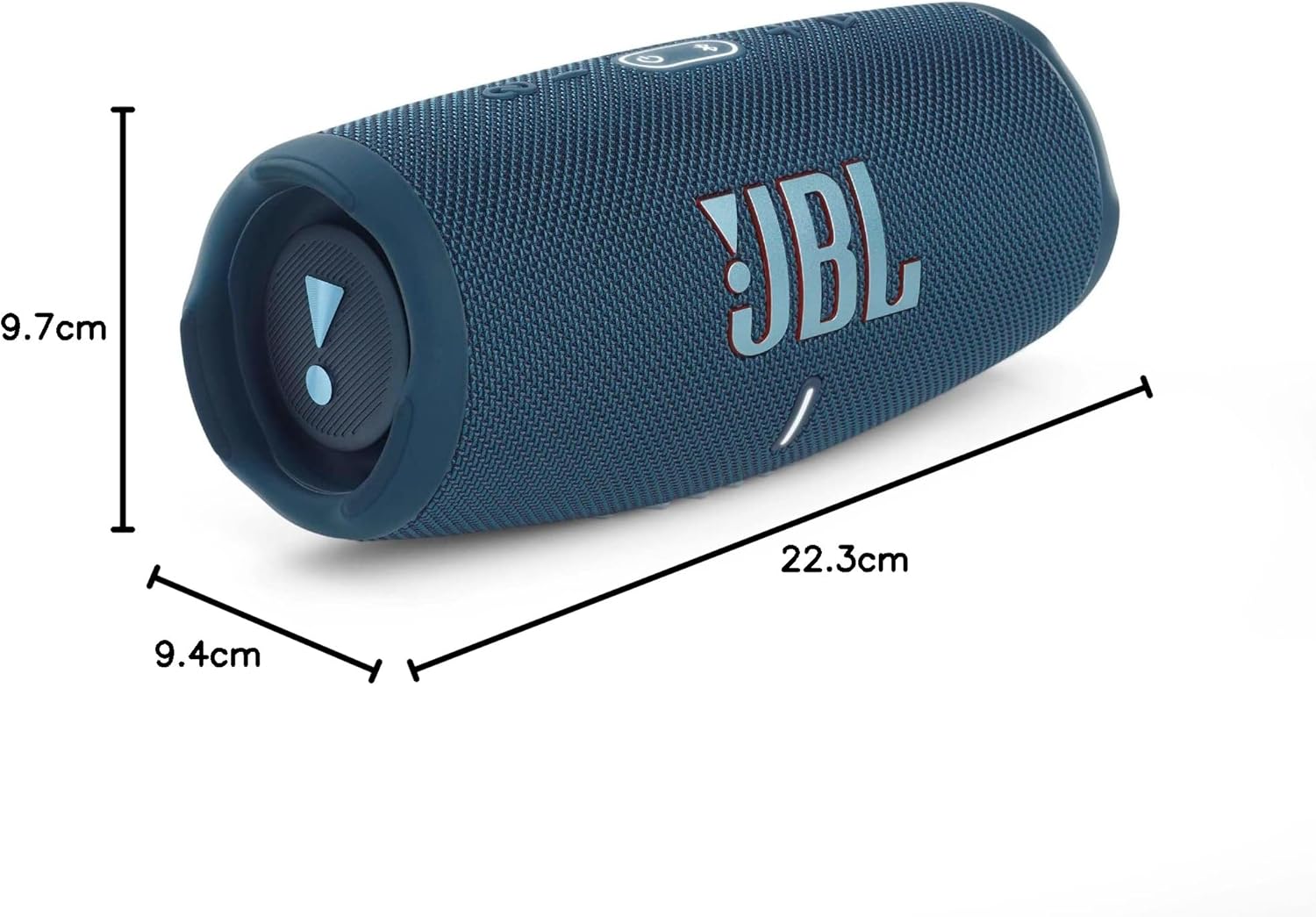 JBL Charge 5 Bluetooth-Lautsprecher in Schwarz �C Wasserfeste, portable Boombox mit integrierter Powerbank �C Eine Akku-Ladung f��r bis zu 20 Stunden kabellosen Musikgenuss