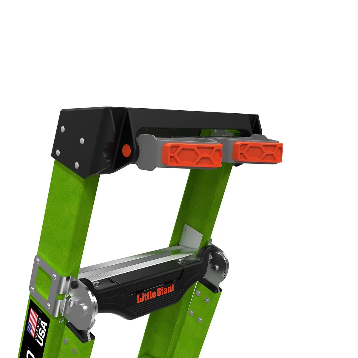 Little Giant KING KOMBO? Professionele 6 Voet Glasvezel 3-in-1 Ladder, Capaciteit 375 lbs