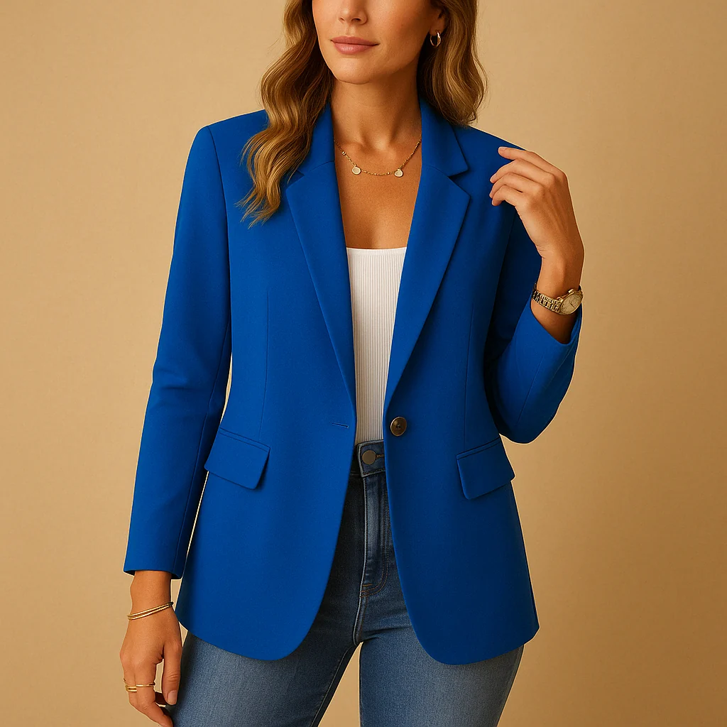 Damen Stretch-Blazer f��r B��ro und Abendgarderobe