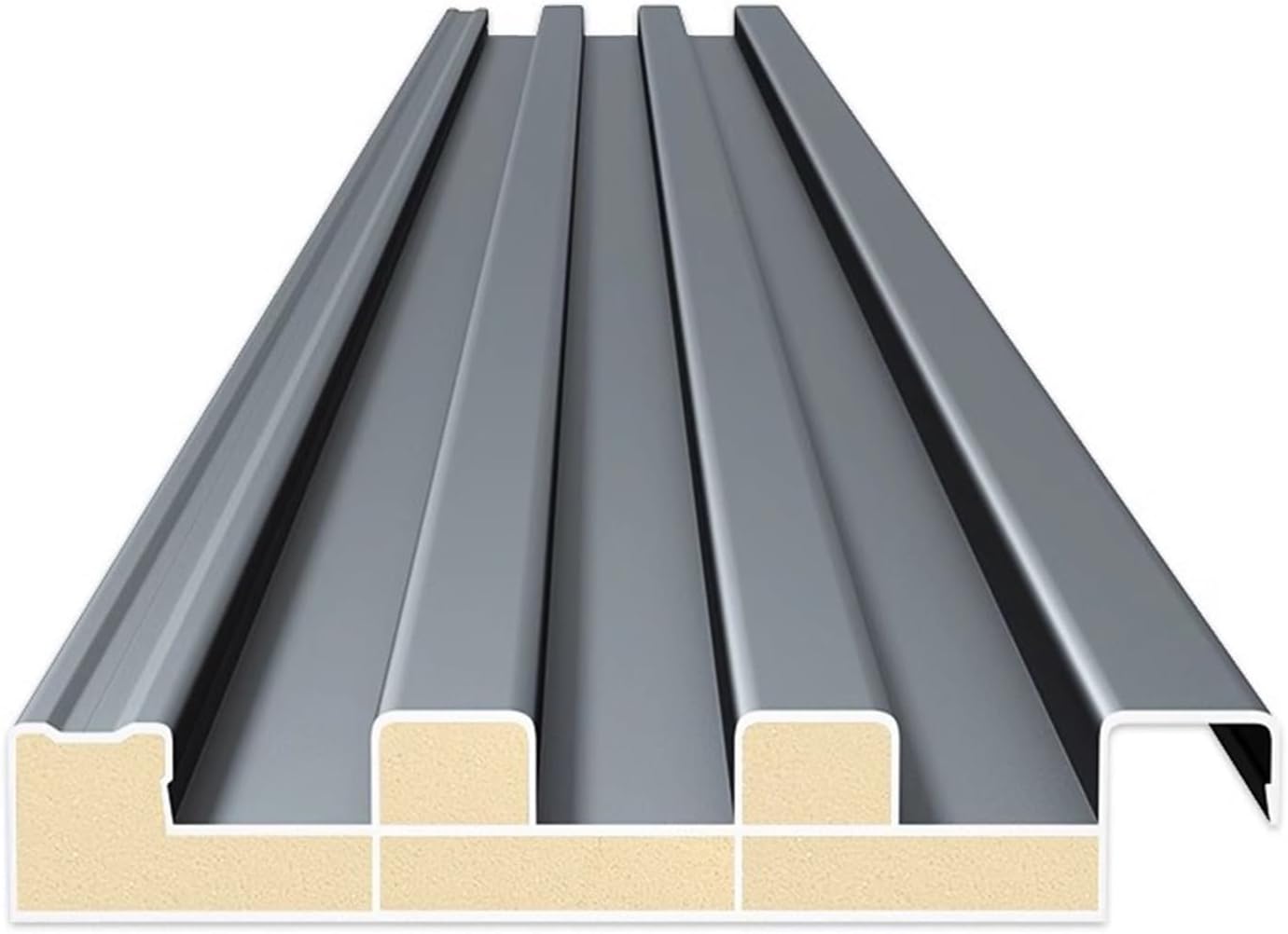 Dachplatten aus Aluminiumlegierung, isolierte Verkleidungsplatte, vielseitige Markisenabdeckung für Heimprojekte, langlebige Dachpaneele