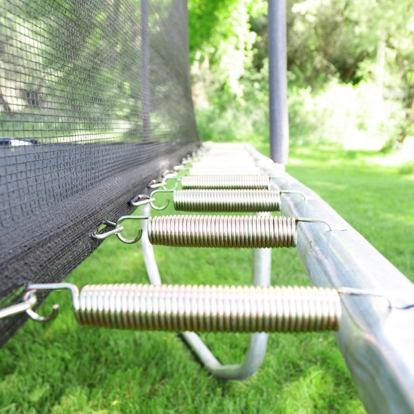 Skywalker Trampolines 15 Rectangle Trampoline with Enclosure, Blue