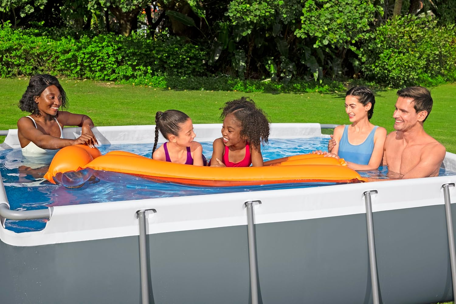 Bestway Juego de Piscina Rectangular de 9'3