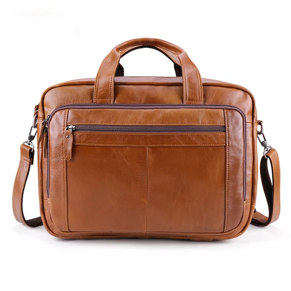 Men's Vintage Leather Briefcase laptop