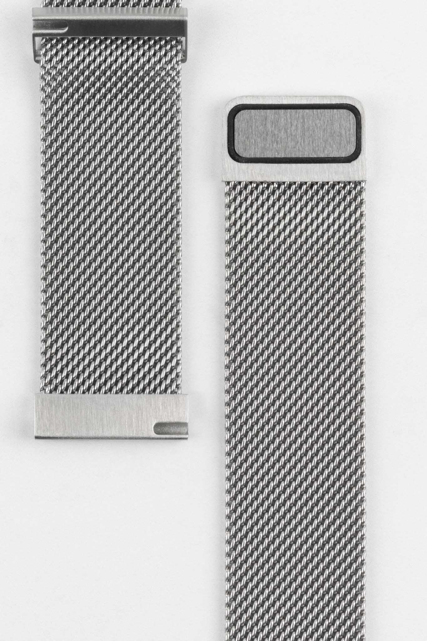Hirsch MILANAISE Mesh Watch Band in SILVER
