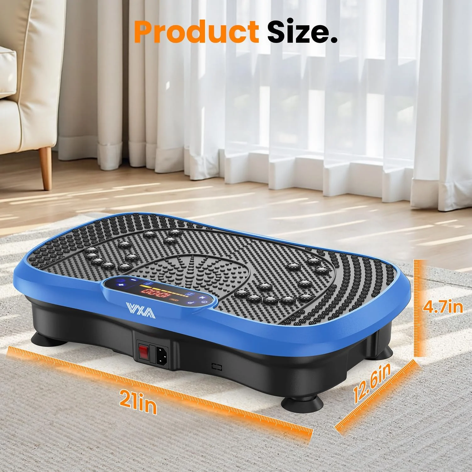 AXV Vibration Plate Fitness Platform Trainer Suitable for men and women to lose weight and burn fat at the gym