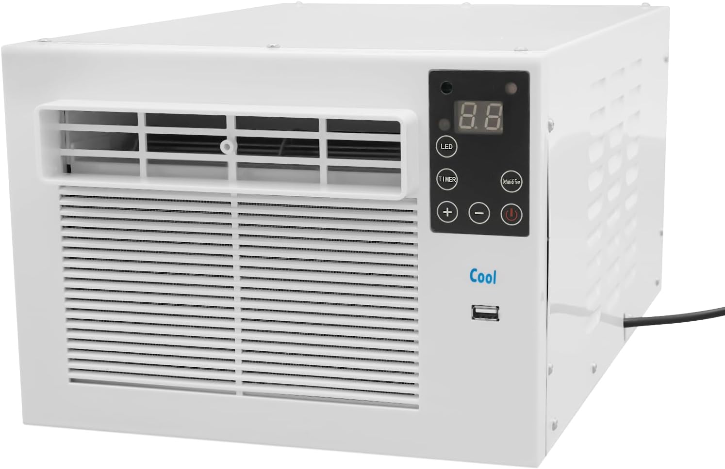 Tragbares Mini-Klimaanlage, AC 220V 280W Mobile Kühlgerät, Kompaktes Geräuscharm Cool Fensterkühler Klimagerät für Schlafzimmer, Höhlen, mit Timer-Funktion (bis zu 12 Stunden)