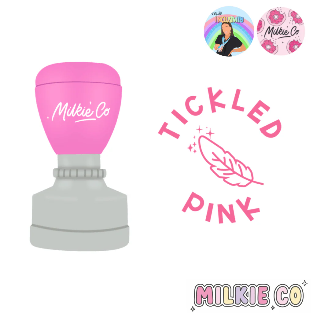 'Tickled Pink' Stamp