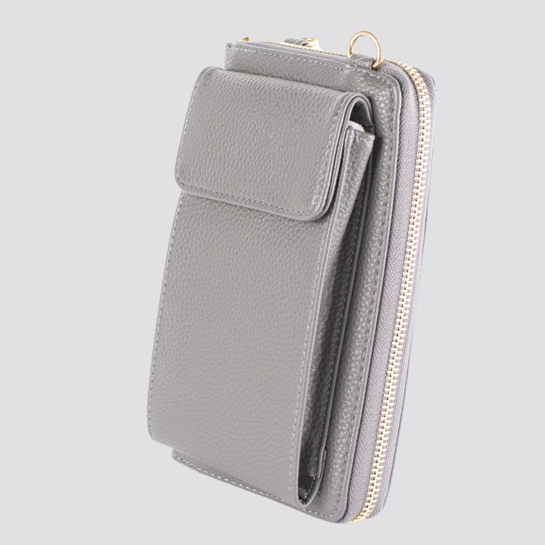 Rachel Phone Crossbody Bag | Dark Grey