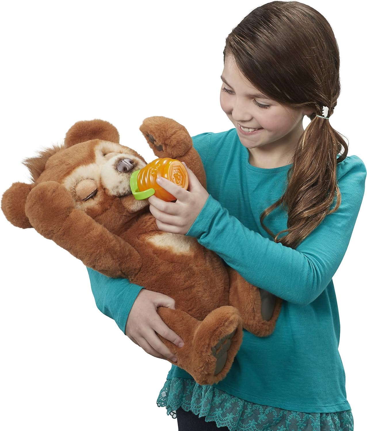 FurReal Cubby, Mein Knuddelbr, interaktives Plüschtier, ab 4 Jahren Braun