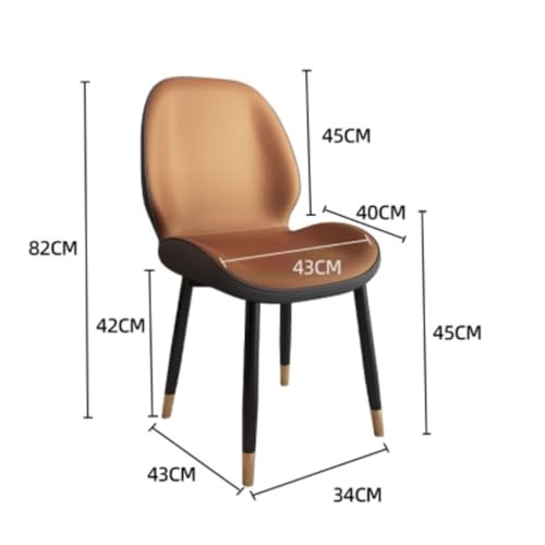 YHKJLYH Set tavolo e sedie da pranzo 4 pezzi, sedie da cucina con schienale alto e morbidi cuscini di seduta poltrona lounge con gambe in metallo per sala da pranzo soggiorno ufficio, grigio : Casa e cucina