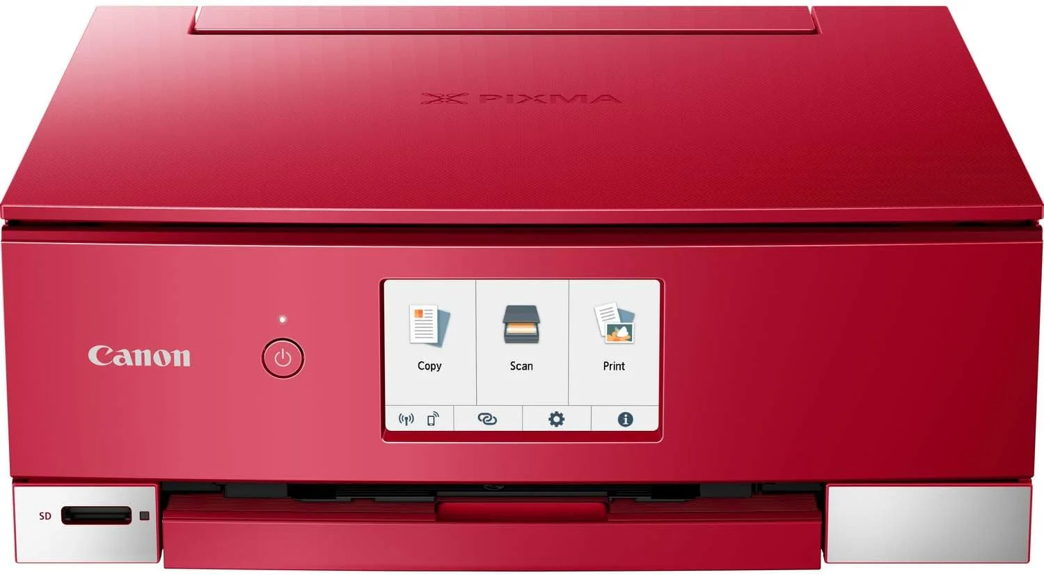 Canon PIXMA TS8351a Printer Kleureninktstraal Multifunctioneel apparaat A4 (scanner, copier, 4.800 x 1.200 dpi, 6 gescheiden inktpatronen, USB, WLAN, AirPrint, duplex printen, 2 papierladen, 5 GHz), wit