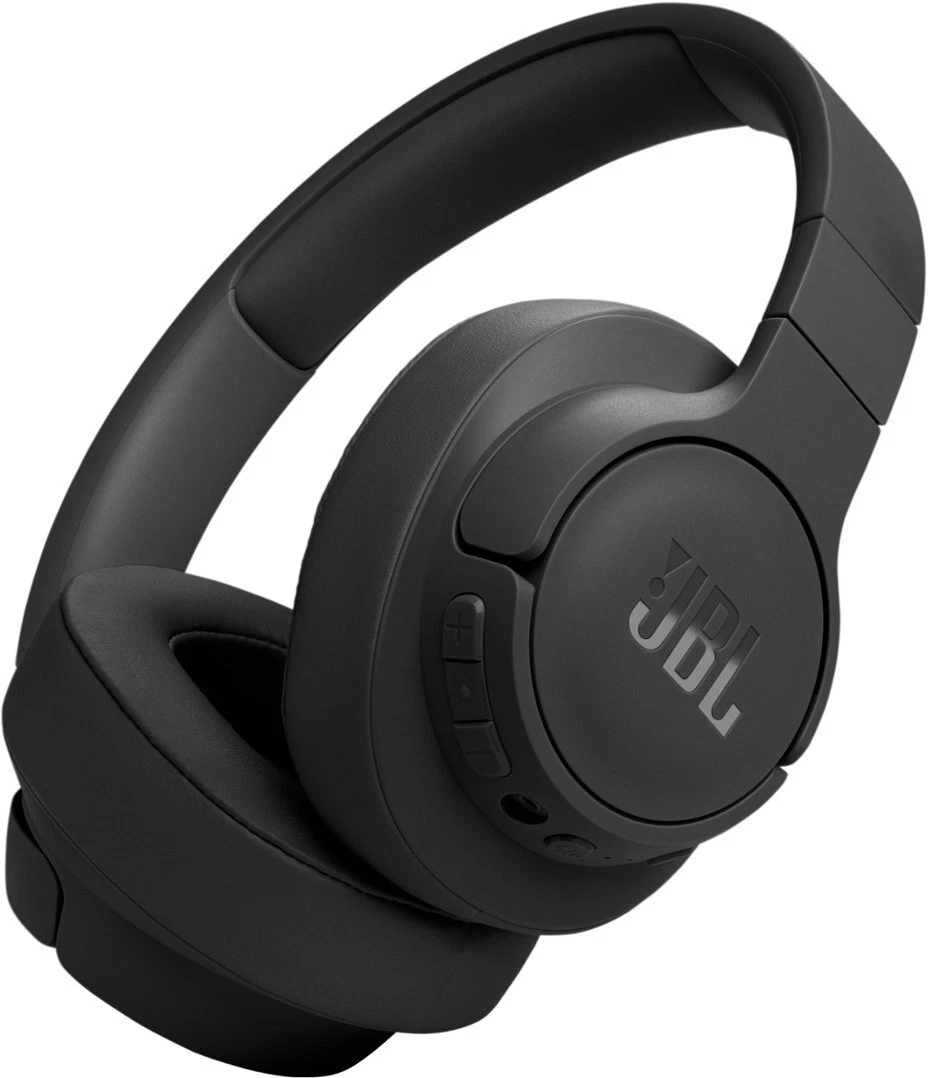 2025 JBL T770NCBLKAM Adaptive Noise Cancelling Draadloze Over-Ear Hoofdtelefoon, Zwart