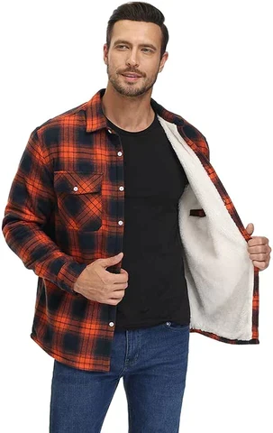 Flanelljacke f��r Herren