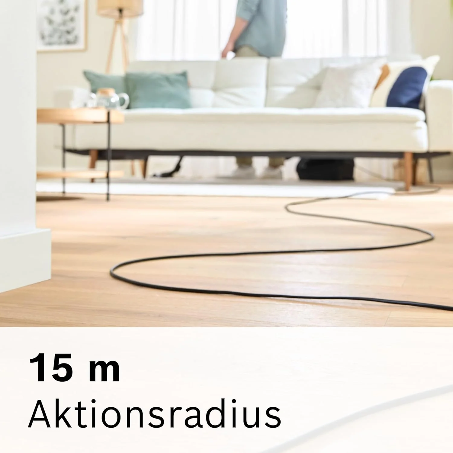 Bosch Stofzuiger met zak Serie 8 BGB75X494, sledestofzuiger, ideaal voor mensen met allergie?n, hygi?nefilter, vloermondstuk voor parket, tapijt, tegels, lange kabel, stil, 650 W, blauw
