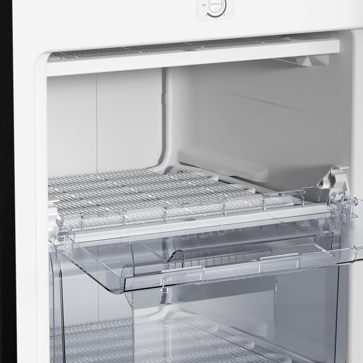 CHIQ Gefrierschrank FSD160D4E | Wechselbarer Türanschlag | Sehr Leise 41 DB (145L Manuelle Abtauung)| 12 Jahre Garantie auf den Kompressor*| 126 x 54 x 55 cm (HxBxT)