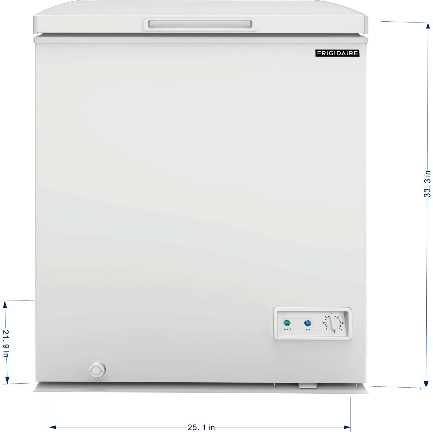 Congelatore a pozzetto Frigidaire da 7,0 piedi cubi, EFRF7003, bianco