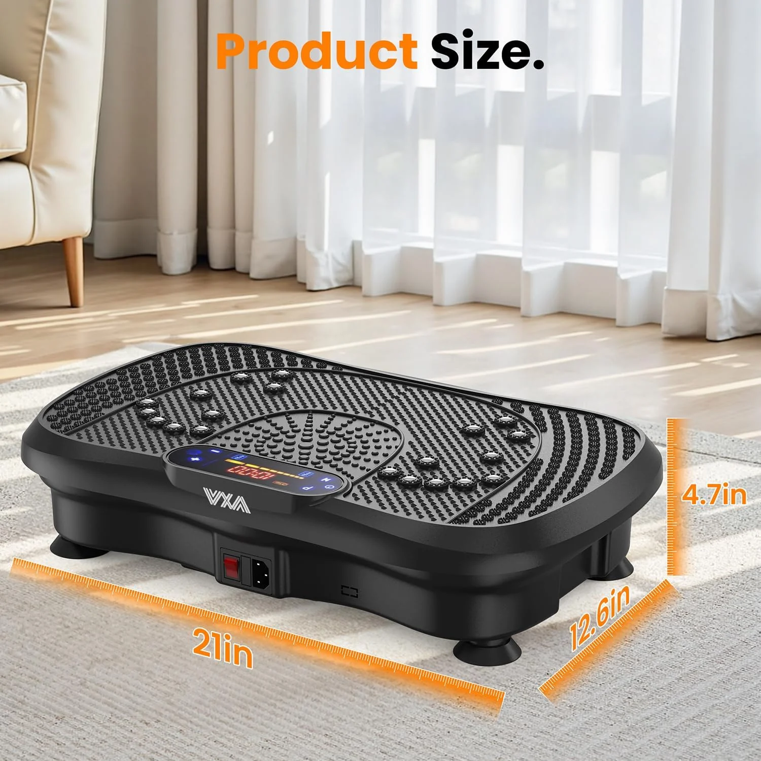 AXV Vibration Plate Fitness Platform Trainer Suitable for men and women to lose weight and burn fat at the gym