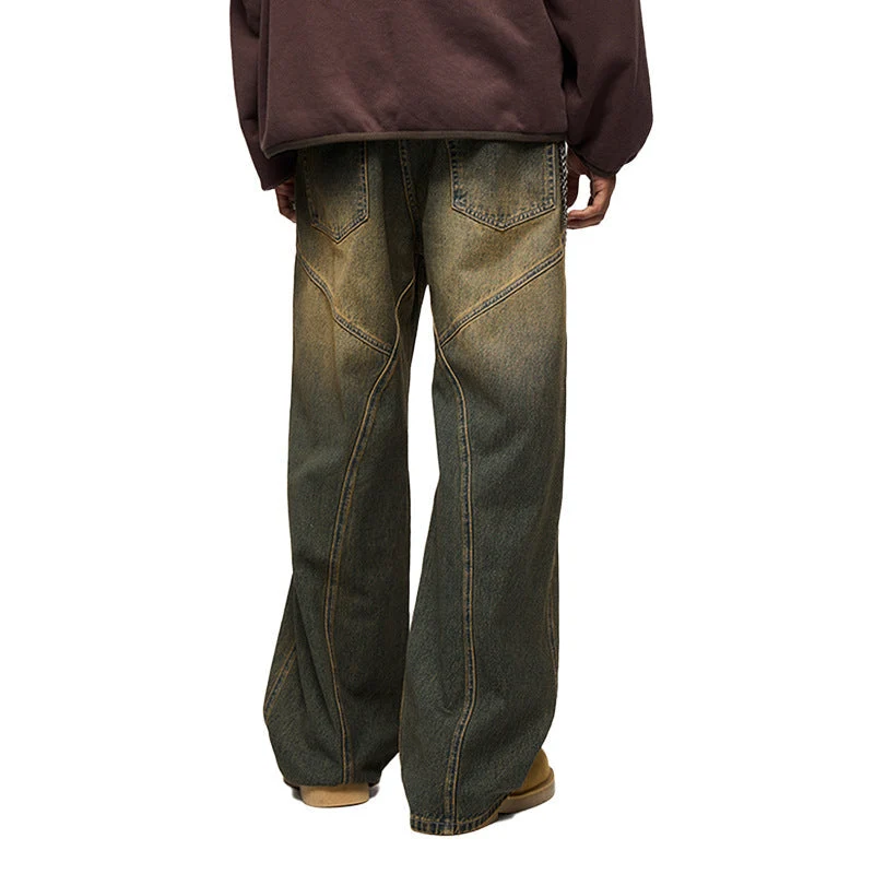 Herren Streetwear Jeans mit 3D-Schnitt