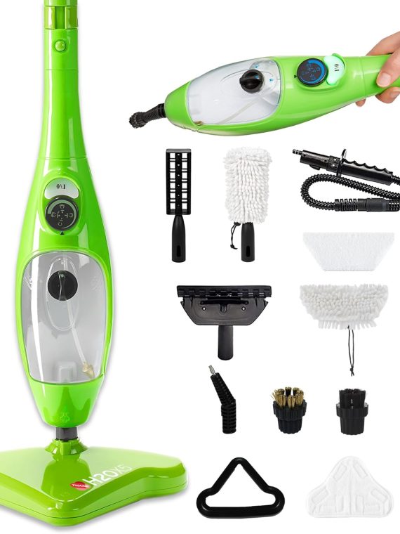 2025 H2O MOP? X5 Stoommop en Handstoomreiniger voor het Reinigen van Houten en Keukentegelvloeren, Voegreiniger, Bekledingreiniger en Tapijten