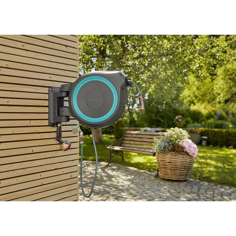 2025 GARDENA (30 m) Wandgemonteerde Slangbox RollUp L