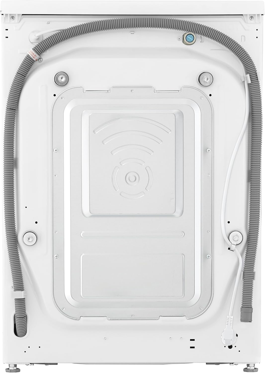 LG F4WV7080, Klasse A, Frontlader-Waschmaschine 8 kg, 1400 U/Min, AI Direct Drive, Wi-Fi, Tiefenreinigung mit Dampf, Große Kapazität, TRIPLE A, Außentür aus Sicherheitsglas, 62 x 60 x 85 cm ꟷ Weiß