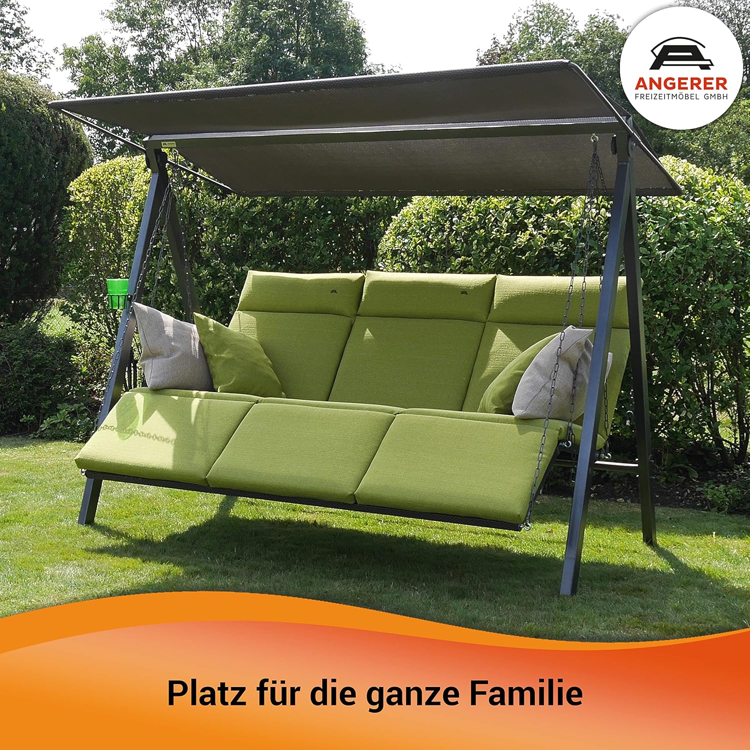 Angerer Hollywoodschaukel Lounge Smart Ashgrey