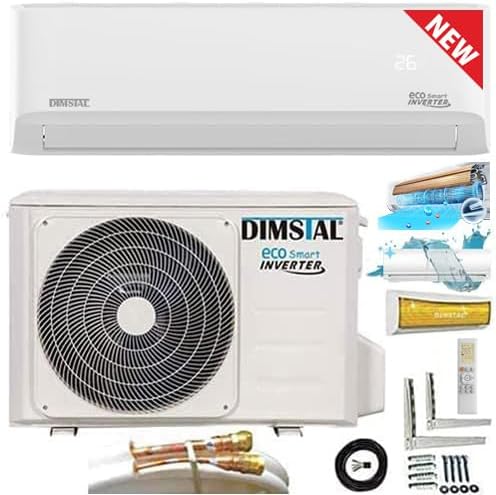 12000 BTU 3,6 kW QuickConnect ULTRA Split airconditioning + verwarming ECO Smart WiFi-ready/Super Ionisator/Zelfreinigend/Follow Me complete set stil incl. 4m QuickConnect leidingen