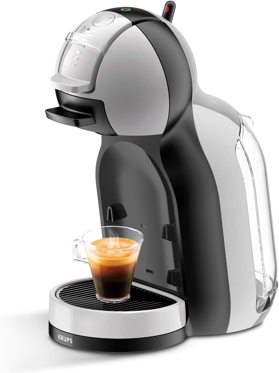 NESCAF DOLCE GUSTO MINI ME by KRUPS arctic-grey/ schwarz automatische Kaffeekapselmaschine