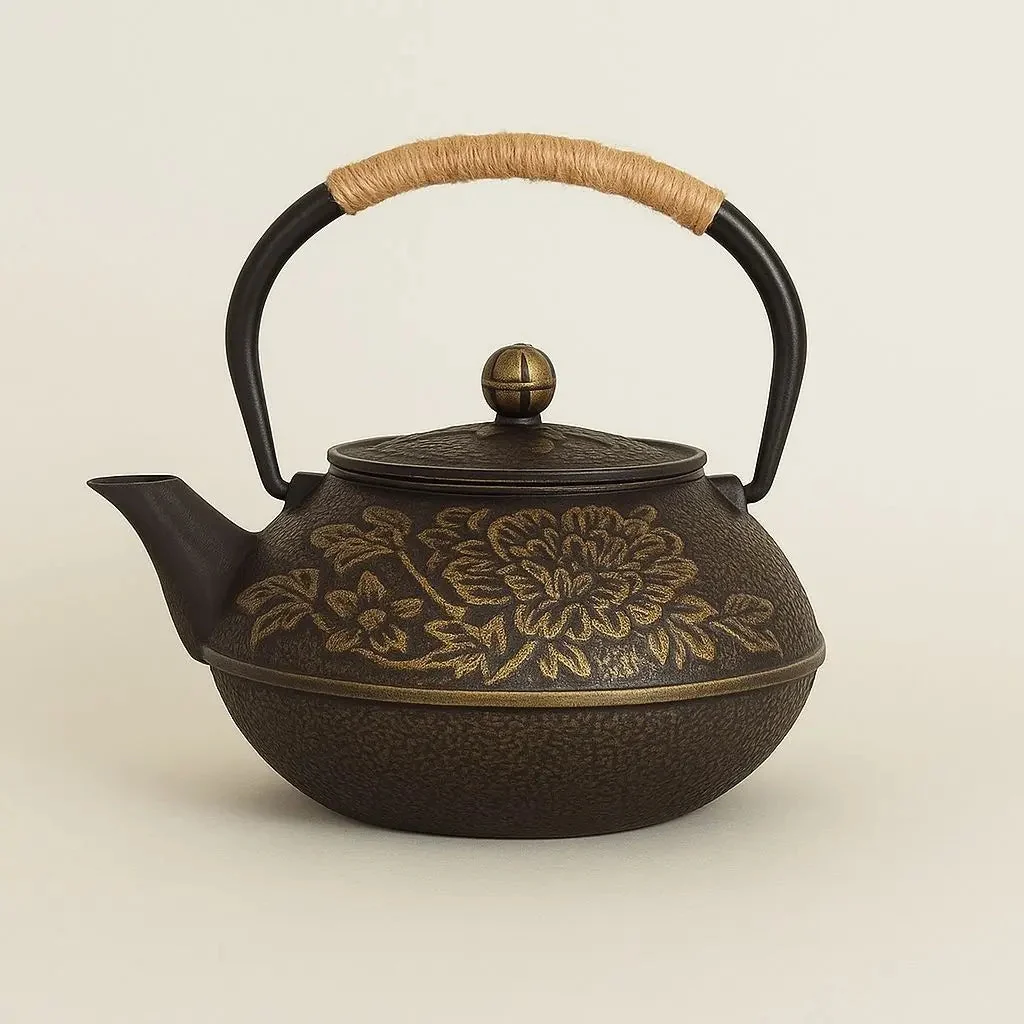 Japanische Gusseisen-Teekanne �C Handgefertigter Teekessel