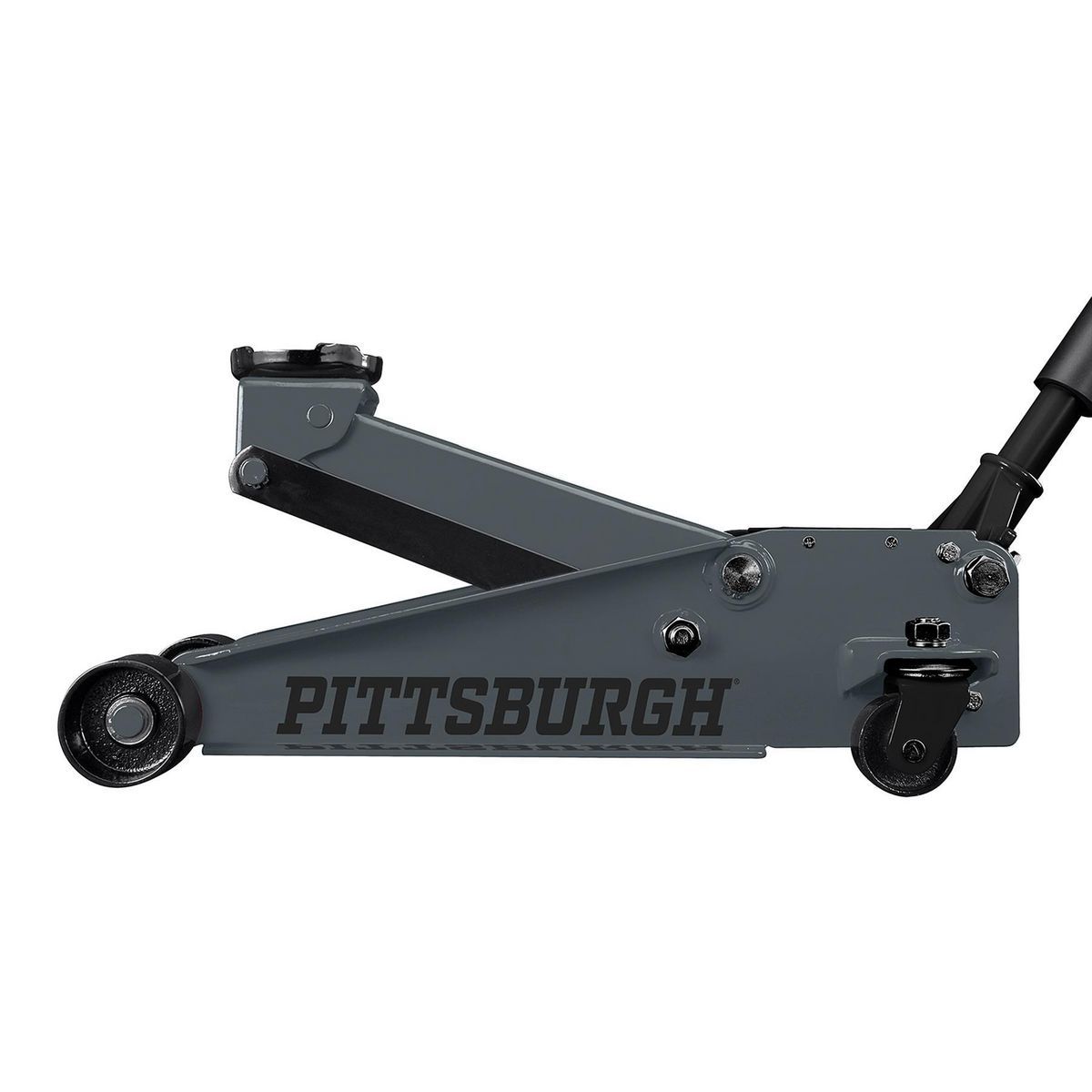 PITTSBURGH 3 Ton Vloerkrik met RAPID POMP, Leigrijs